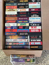 FREE - Box of VHS Movies