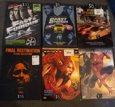 DVD’s like new, View more