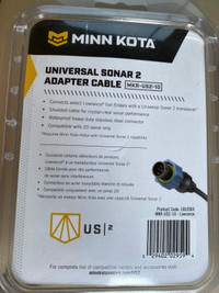MKR-US2-10   Minn Kota US2 to Lowrance sonar cable adapter