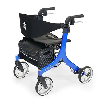Stella Rollator with foot pedals, View more