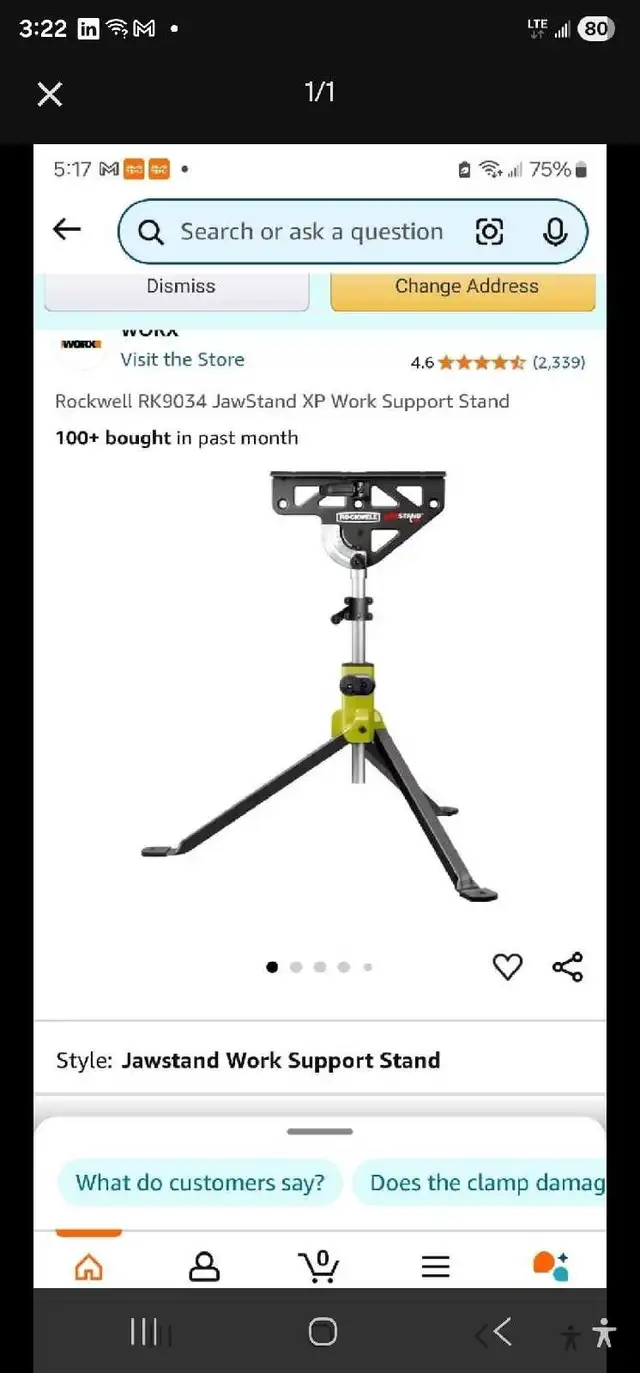 Wanted - 2 Rockwell JawStands # RK9034 in Other in Saskatoon - Image 2