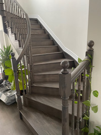 Stairs/railings/renovation/basements/interlock/tile/paint/floors