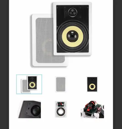Monoprice In-Wall Speakers - New, View more