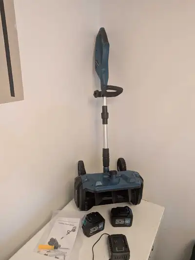 Cordless Snow Shovel with 2 Batteries & Charger, View more