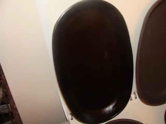 Cast Iron Oval steak/fajita Skillets 9 x 5 ½ ,inch, cedar plates in Kitchen & Dining Wares in Mississauga / Peel Region - Image 6