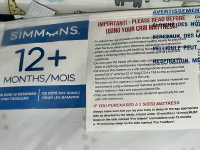 Simmons Crib Mattress, View more