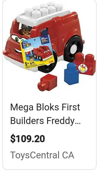 NEW!   Fire Truck MEGA BLOCKS in Toys & Games in City of Toronto - Image 2