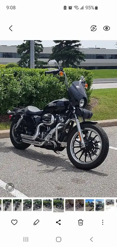 Vance Hines Shorts Shots ( LOUD ) Memphis Shades wind deflector Harley Leather Saddlebags And few ot...