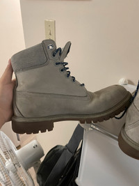 Timberland 6” Premium Boots Grey  Size   9M