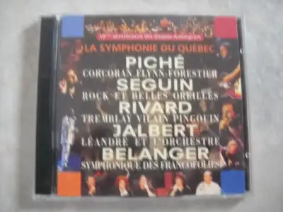 CD La symphonie du Québec (2 cd), divers artistes (Daniel Bélanger, Richard Séguin, Paul Piché, Laur...