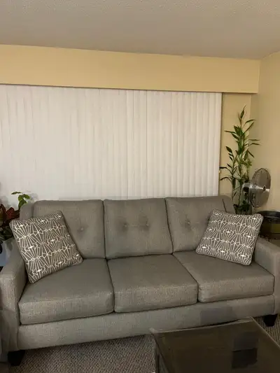 Moving Sale – Like-New Three-Seater Sofa & Dining Table Set (6 C, View more