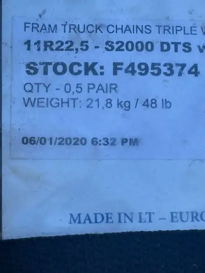 One triple 22.5 and two single 22.5 with studs brand new never used 200$ for all