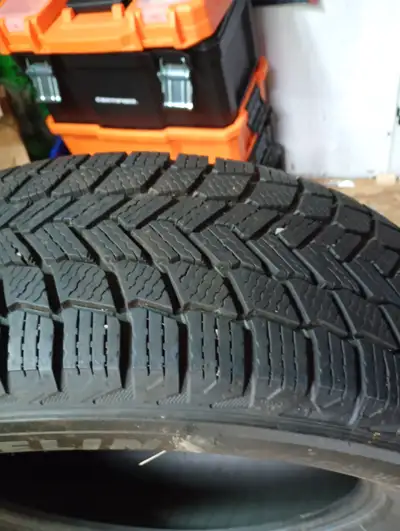 4 Michelin X-ICE tires, were only on vehicle for couple month, still full tread on them, sold vehicl...