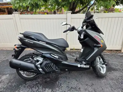 This 1 owner used Yamaha Smax 155cc. Yes does require a M lisence to ride. Top speeds up to 118 kms...