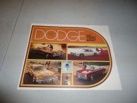 1975 Dodge Dart Coronet Charger Monaco Sales Brochure. Can Mail
