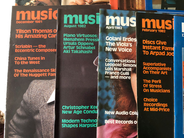 13 vintage Canadian classical music magazines 1970s/80s in Magazines in City of Toronto - Image 4