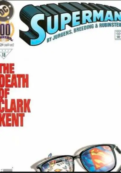 New comics Superman 100 Centennial Edition , The Death of Clark Kent DC Comic 1995 2 Copies $20 each