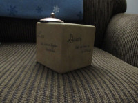 tealight candle holder with lid/cover