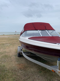 Maxum boat and matching trailer