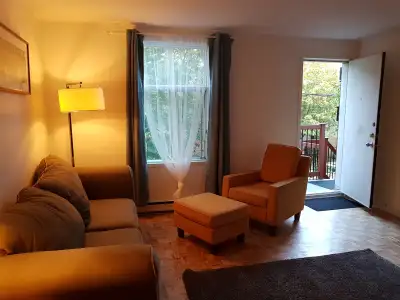 CONFORTABLE 3 1/2, PROPRE - SEMI MEUBLÉ OU COMPLÈTEMENT MEUBLÉ