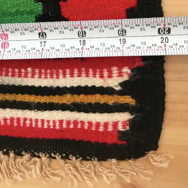 Vintage Colourful Wool Kilim Mat / Small Rug in Rugs, Carpets & Runners in Ottawa - Image 10
