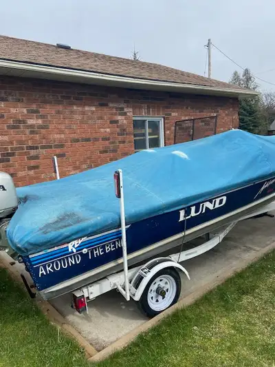 Boat, motor and trailer package. Like new.