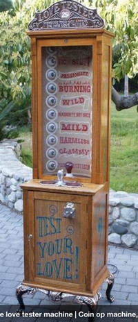 Want to buy vintage coin operated love tester