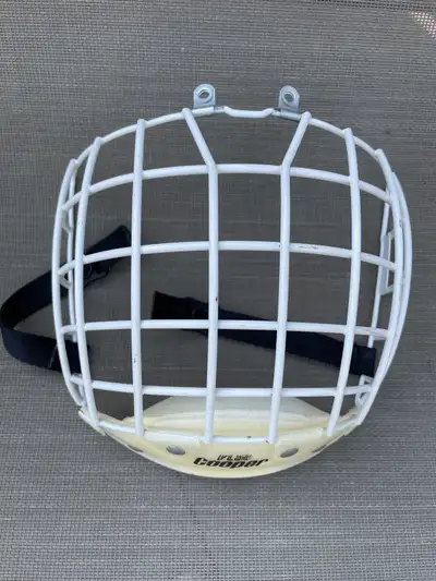 Vintage 1980s Cooper VL50 Hockey Helmet Cage SK Goalie, View more