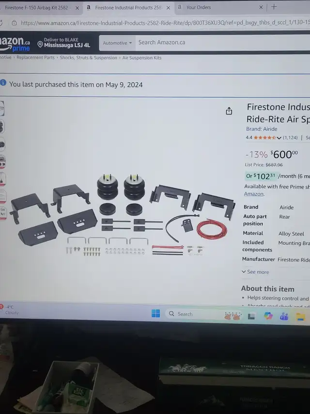 Firestone Ride-Rite Air Spring Kit in Other Parts & Accessories in Owen Sound - Image 5