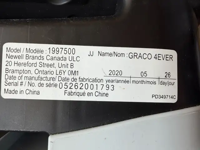 Graco 4Ever All-in-One Convertible Car Seat in Strollers, Carriers & Car Seats in Kitchener / Waterloo - Image 3