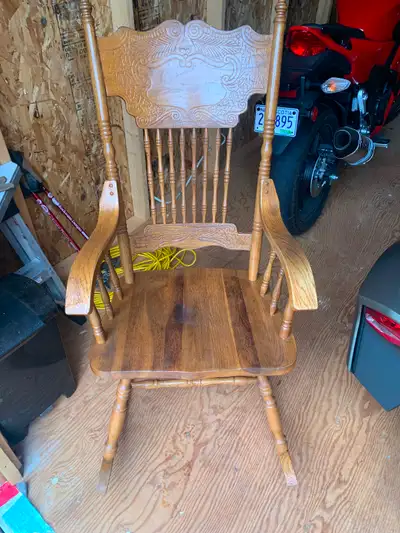 Antique rocking chair, View more