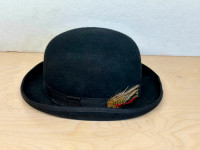 Wool Felt Derby Bowler Hat by Frankie Sez Hatters