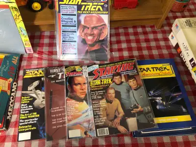 Great Collection of Star Trek Magazines from the 1980’s in Very Fine Condition. $60 for the lot. Ava...