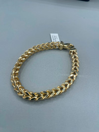 Bracelet Style Franco en or 10k