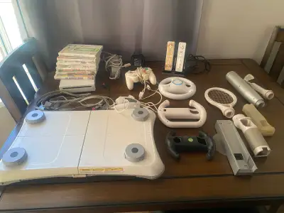 Wii consol,games and accessories, View more