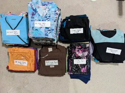 Female Medical Scrubs. Sizes - Small to Large. Clean. Well cared for and maintained. Cash only. Pick...