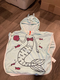 Joe Fresh little kids hooded towel (mermaid)