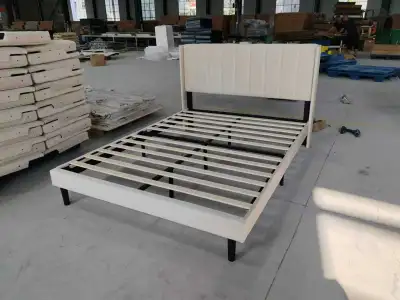 King Size bedframe available for sale With delivery , View more