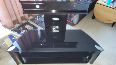 TV Stand - Black Glass, View more