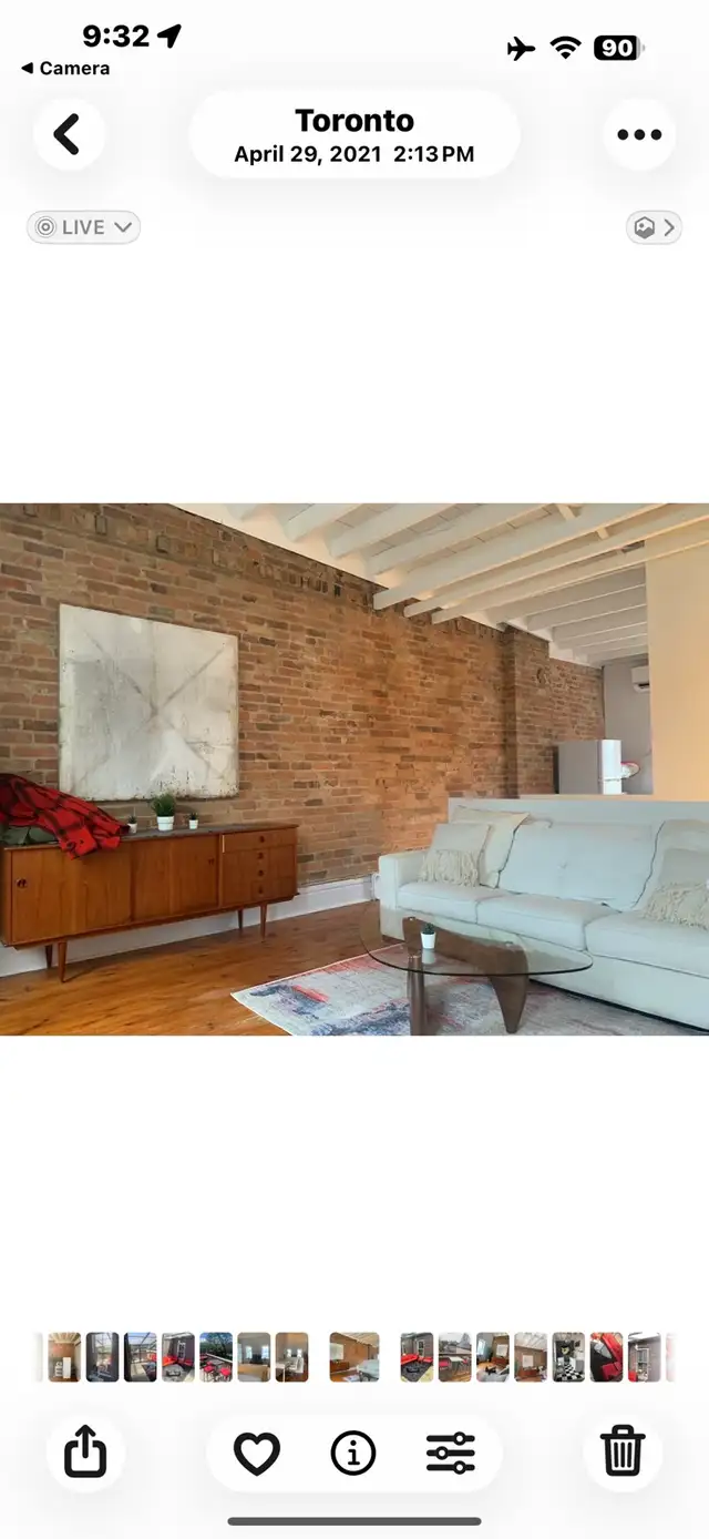 Queen st west penthous open concept apt