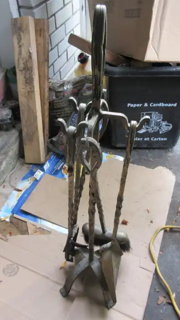 5 piece Fireplace tool set, View more