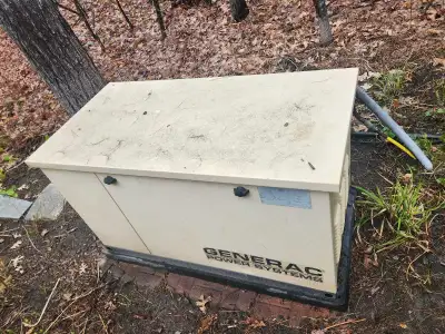 16kw Generac Automatic standby generator. 2007 was year it was installed. Comes with rated transfer...