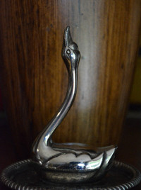 Vintage Ring Holder - Silver Plated made in Hong Kong