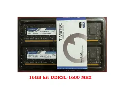 RAM Timetec 16GB KIT(2x8GB) DDR3L / DDR3 1600MHz (NEW): 45$, View more