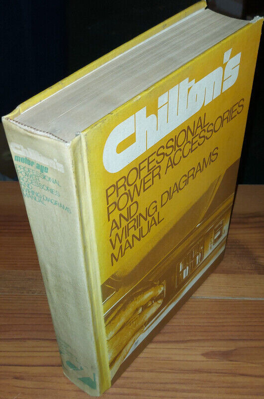 1969-73 CHILTON CHILTONS Wiring and power Manual in Other in Kingston - Image 2
