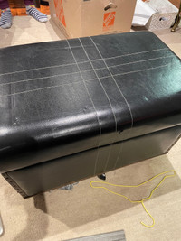 Leather Storage Seat