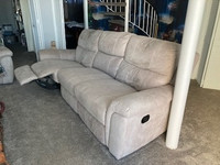 Sofa inclinable beige