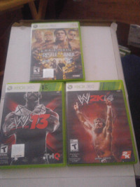 Xbox 360 Wrestling games lot.