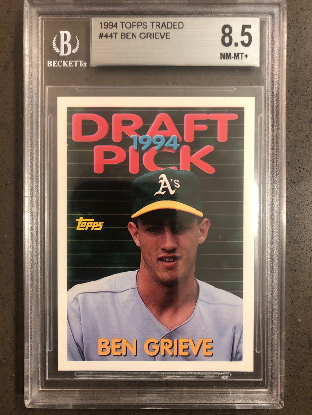 Ben Grieve Graded Draft Pick Card in Arts & Collectibles in Markham / York Region