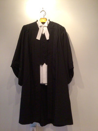 Legal robe plus waistcoat and tabs